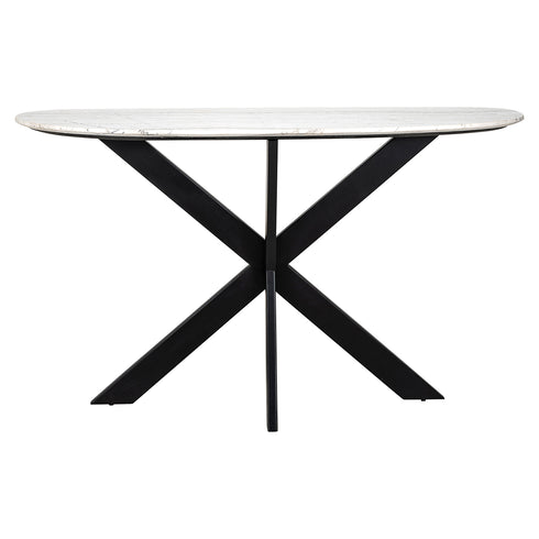 Trina White Console Table